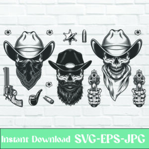 Skull Bundle Svg