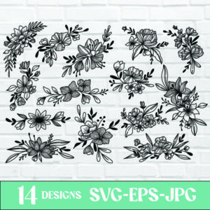 Wildflower Bundle Svg