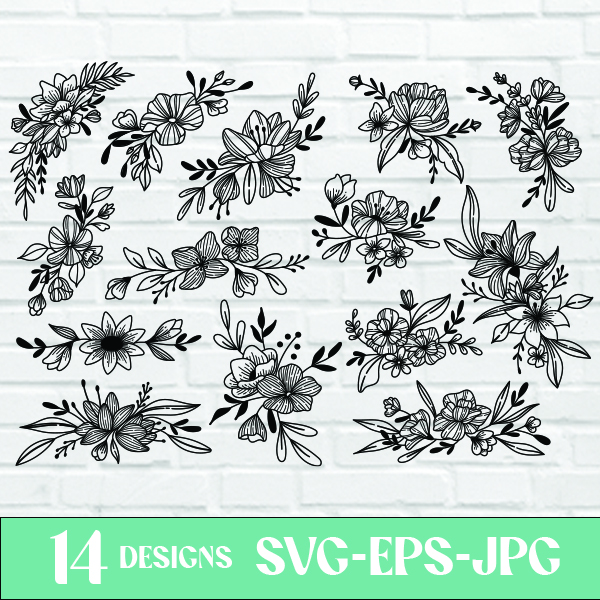 Wildflower Bundle Svg