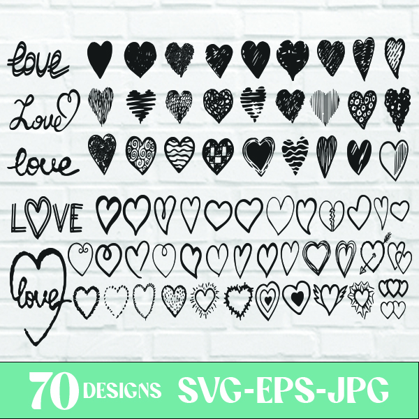 Heart Bundle Svg